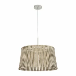 Luminaires Eglo Suspensions|Suspension Eglo SENDERO Nickel mat, 1 lumière