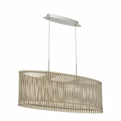 Luminaires Eglo Suspensions|Suspension Eglo SENDERO Nickel mat, 2 lumières