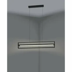 Luminaires Eglo Éclairage Led|Suspension Eglo SIBERIA LED Noir, 1 lumière, Télécommandes