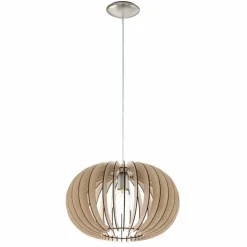 Luminaires Eglo Suspensions|Suspension EGLO STELLATO Nickel mat, 1 lumière