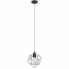 Luminaires Eglo Suspensions|Suspension Eglo STRAITON Noir, 1 lumière