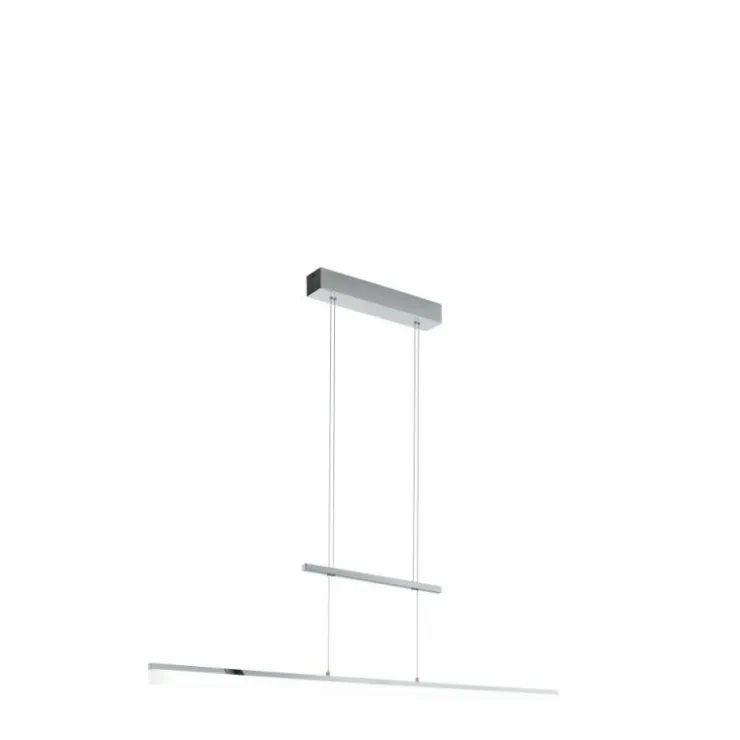Luminaires Eglo Éclairage Led|Suspension Eglo TARANDELL LED Chrome, 2 lumières