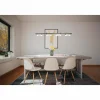 Luminaires Eglo Éclairage Led|Suspension Eglo TORRETTA LED Nickel mat, 4 lumières