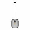 Luminaires Eglo Suspensions|Suspension Eglo WRINGTON Noir, 1 lumière