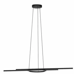 Suspension Eglo ZILLERIO-Z LED Noir, 5 lumières