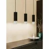 Luminaires Eglo Suspensions|Suspension Eglo-Leuchten BUTRANO LED Noir, Argenté, 3 lumières