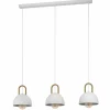 Luminaires Eglo Suspensions|Suspension Eglo-Leuchten CALMANERA Laiton, Blanc, 3 lumières
