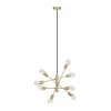 Luminaires Eglo Suspensions|Suspension Eglo-Leuchten GRADOLI 1 Laiton, 8 lumières