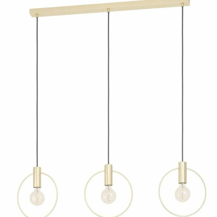 Luminaires Eglo Suspensions|Suspension Eglo-Leuchten MANIZALES Laiton, 3 lumières