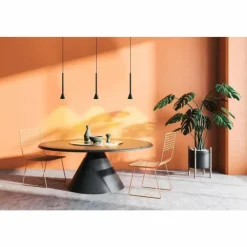 Luminaires Eglo Suspensions|Suspension Eglo-Leuchten TB CORTADERAS Noir, 1 lumière