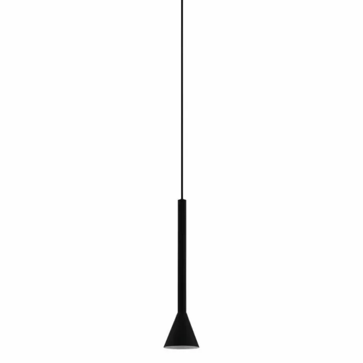 Luminaires Eglo Suspensions|Suspension Eglo-Leuchten TB CORTADERAS Noir, 1 lumière