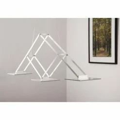 Luminaires Eva Luz Éclairage Led|Suspension Evaluz SLIDE LED Blanc, 3 lumières