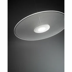 Luminaires Fabas Luce Suspensions|Suspension Fabas Luce Anemone LED Blanc, 1 lumière