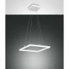 Luminaires Fabas Luce Éclairage Led|Suspension Fabas Luce Bard LED Blanc, 1 lumière