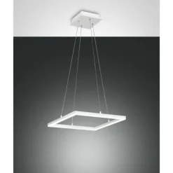 Luminaires Fabas Luce Éclairage Led|Suspension Fabas Luce Bard LED Blanc, 1 lumière