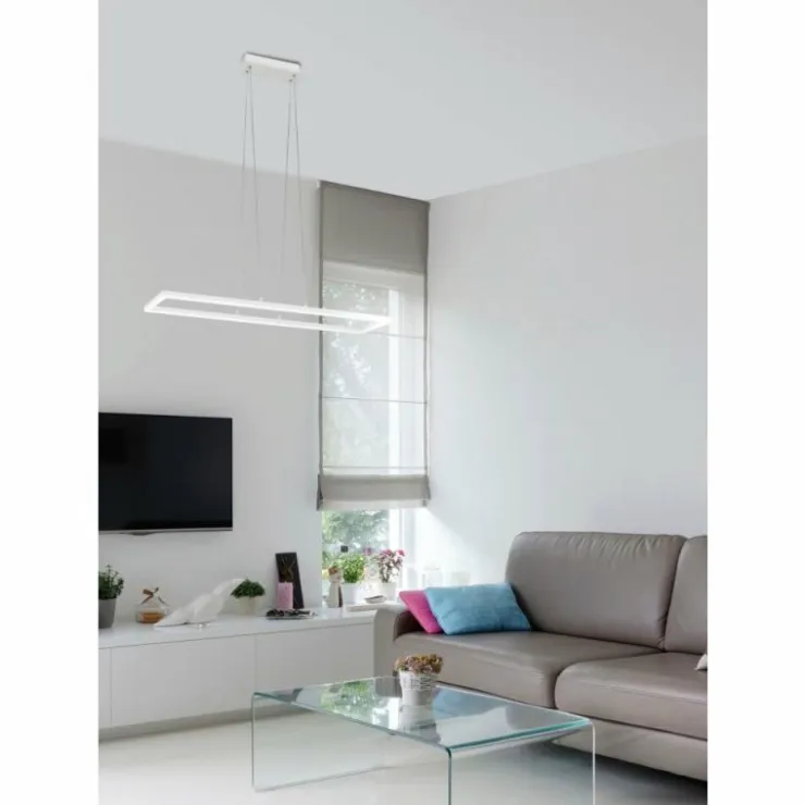 Luminaires Fabas Luce Éclairage Led|Suspension Fabas Luce Bard LED Blanc, 1 lumière