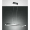 Luminaires Fabas Luce Suspensions|Suspension Fabas Luce Bard LED Anthracite, 1 lumière