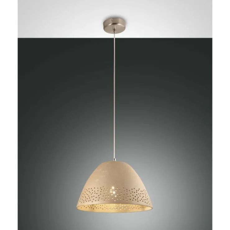 Luminaires Fabas Luce Suspensions|Suspension Fabas Luce Casale Blanc, 1 lumière