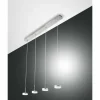 Luminaires Fabas Luce Éclairage Led|Suspension Fabas Luce Dunk LED Aluminium, 4 lumières