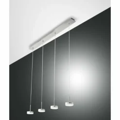 Luminaires Fabas Luce Éclairage Led|Suspension Fabas Luce Dunk LED Aluminium, 4 lumières