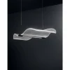 Luminaires Fabas Luce Éclairage Led|Suspension Fabas Luce Fenice LED Noir, 1 lumière