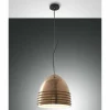 Luminaires Fabas Luce Suspensions|Suspension Fabas Luce Gavia Noir, 1 lumière