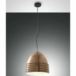 Luminaires Fabas Luce Suspensions|Suspension Fabas Luce Gavia Noir, 1 lumière