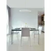 Luminaires Fabas Luce Suspensions|Suspension Fabas Luce Giotto LED Blanc, 1 lumière