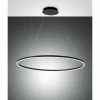 Luminaires Fabas Luce Éclairage Led|Suspension Fabas Luce Giotto LED Noir, 1 lumière