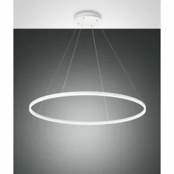 Luminaires Fabas Luce Éclairage Led|Suspension Fabas Luce Giotto LED Blanc, 1 lumière