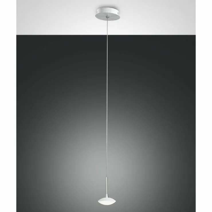 Luminaires Fabas Luce Éclairage Led|Suspension Fabas Luce Hale LED Blanc, 1 lumière