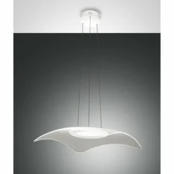 Luminaires Fabas Luce Éclairage Led|Suspension Fabas Luce Ibiza LED Blanc, 1 lumière