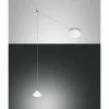 Luminaires Fabas Luce Éclairage Led|Suspension Fabas Luce Isabella LED Blanc, 1 lumière