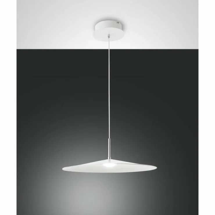 Luminaires Fabas Luce Éclairage Led|Suspension Fabas Luce Kasa LED Blanc, 1 lumière