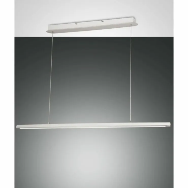 Luminaires Fabas Luce Éclairage Led|Suspension Fabas Luce Mason LED Blanc, 2 lumières