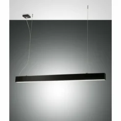 Luminaires Fabas Luce Suspensions|Suspension Fabas Luce Next LED Noir, 2 lumières