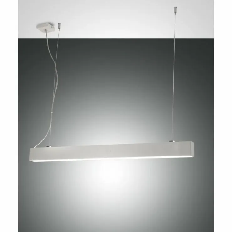 Luminaires Fabas Luce Suspensions|Suspension Fabas Luce Next LED Blanc, 2 lumières