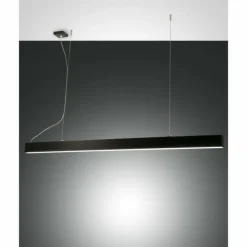 Luminaires Fabas Luce Éclairage Led|Suspension Fabas Luce Next LED Noir, 2 lumières