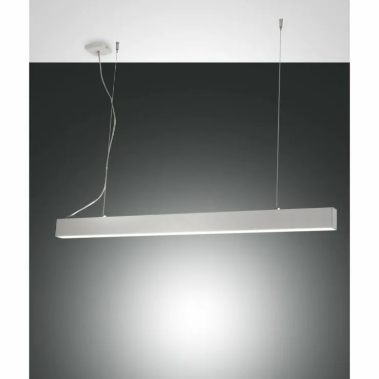 Luminaires Fabas Luce Éclairage Led|Suspension Fabas Luce Next LED Blanc, 2 lumières