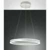 Luminaires Fabas Luce Suspensions|Suspension Fabas Luce Palau LED Blanc, 1 lumière