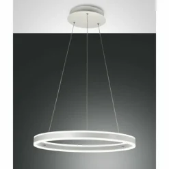 Luminaires Fabas Luce Suspensions|Suspension Fabas Luce Palau LED Blanc, 1 lumière