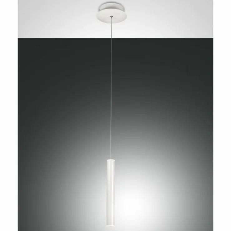 Luminaires Fabas Luce Suspensions|Suspension Fabas Luce Prado LED Blanc, 1 lumière