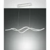 Luminaires Fabas Luce Éclairage Led|Suspension Fabas Luce Sinuo LED Blanc, 2 lumières