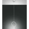 Luminaires Fabas Luce Éclairage Led|Suspension Fabas Luce Sirio LED Blanc, 1 lumière