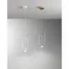 Luminaires Fabas Luce Éclairage Led|Suspension Fabas Luce Sirio LED Blanc, 1 lumière