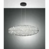 Luminaires Fabas Luce Éclairage Led|Suspension Fabas Luce Sumter LED Noir, 1 lumière