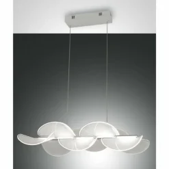 Luminaires Fabas Luce Éclairage Led|Suspension Fabas Luce Sylvie LED Blanc, 1 lumière