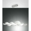 Luminaires Fabas Luce Éclairage Led|Suspension Fabas Luce Sylvie LED Blanc, 1 lumière