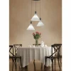 Suspension Fabas Luce Vincent Noir, 3 lumières