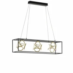 Luminaires Fischer & Honsel Éclairage Led|Suspension Fischer & Honsel premium Gesa LED Noir, 1 lumière